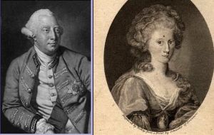 Caroline of Brunswick and King George